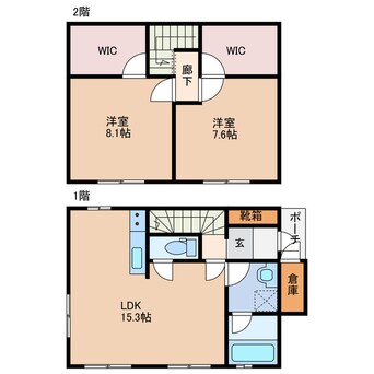 間取図 Co’s House葛木A