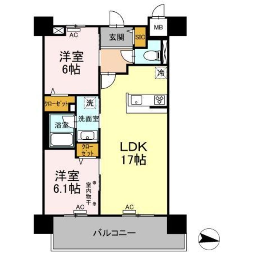 間取図 Park Avenue EAST