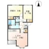 プランドール　小池原 2LDKの間取り