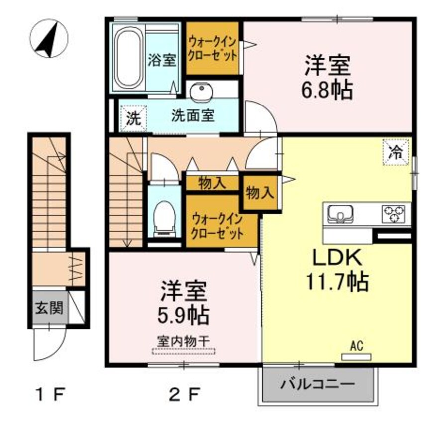 間取図 セントセシリア