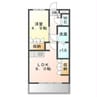サングリーンズ 1LDKの間取り