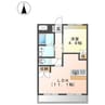 ライズメゾン 1LDKの間取り