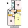 スウィルモア 2DKの間取り