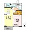 サンメゾン下郡Ⅱ 1LDKの間取り