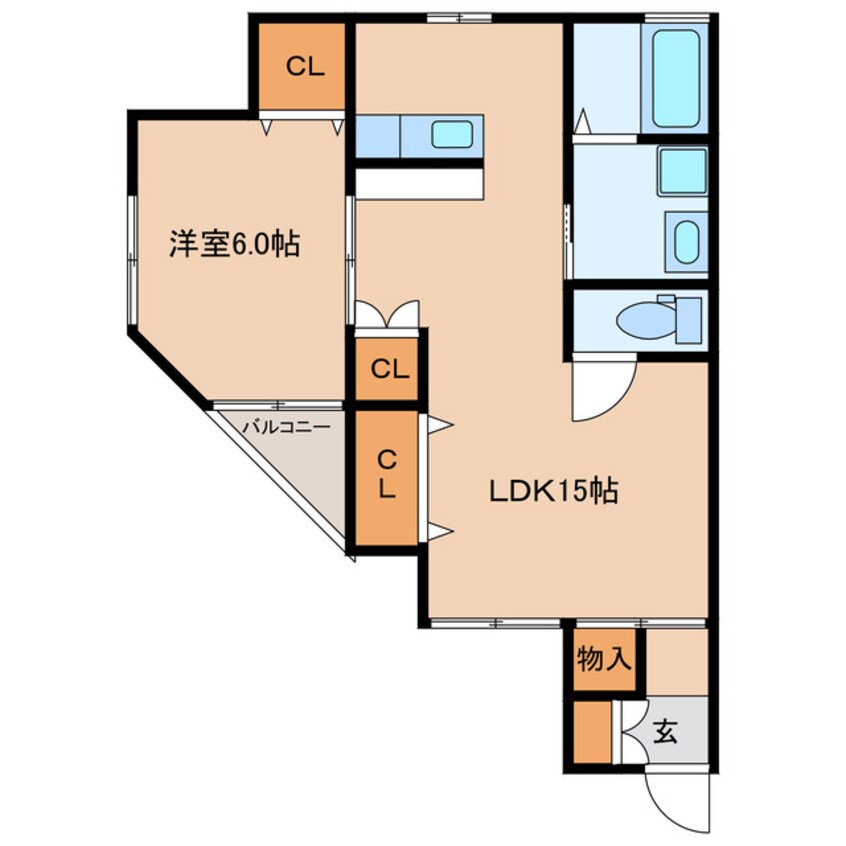 間取図 サングレイス上野