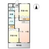 グリーンアース 2LDKの間取り