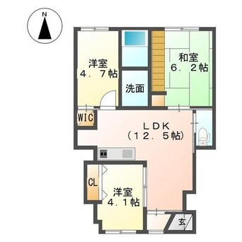 間取図 コンフォート小池原