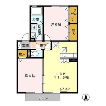 間取図 ブリック　スクウェア