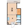 かえでビル 1Kの間取り