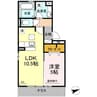 セントヒルズ 1LDKの間取り