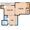 緒方ビル 2Kの間取り