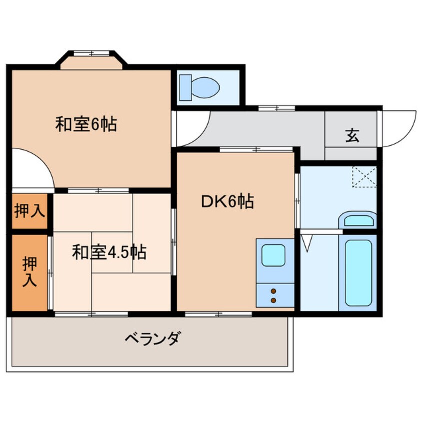 間取図 是永ハイツ