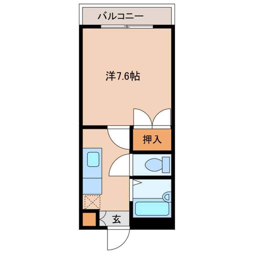 間取図 メゾンドールⅠ