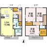 グランコート上田町 3LDKの間取り