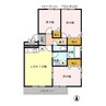 リビングタウン下郡 3LDKの間取り
