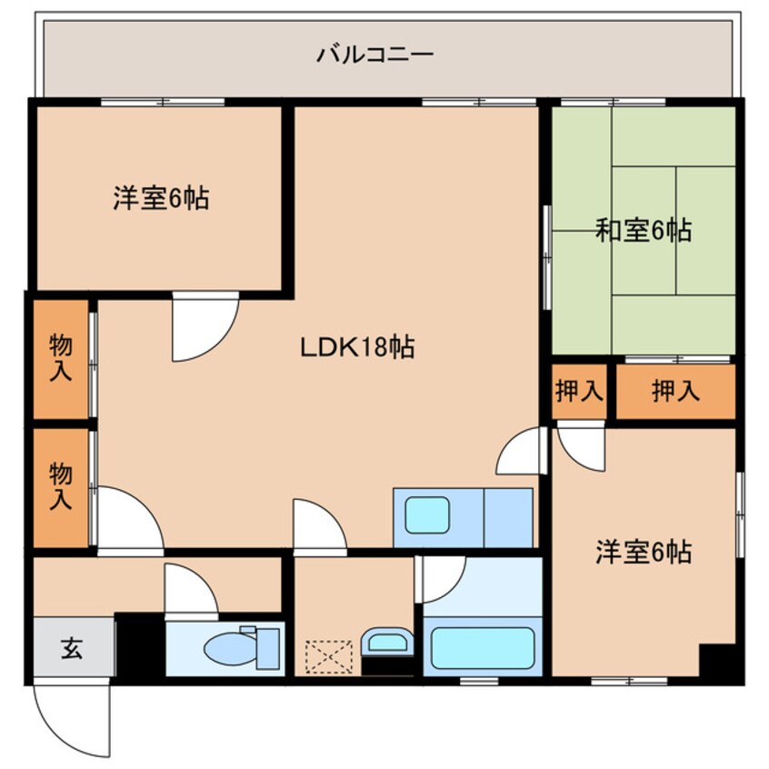 間取図 第２鳥羽ビル