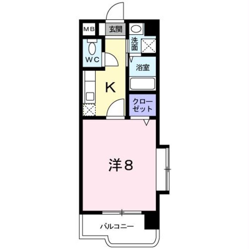 間取図 リバーサイド中島