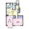 エトワール福 2DKの間取り
