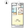 ルーラルⅡ 1Kの間取り