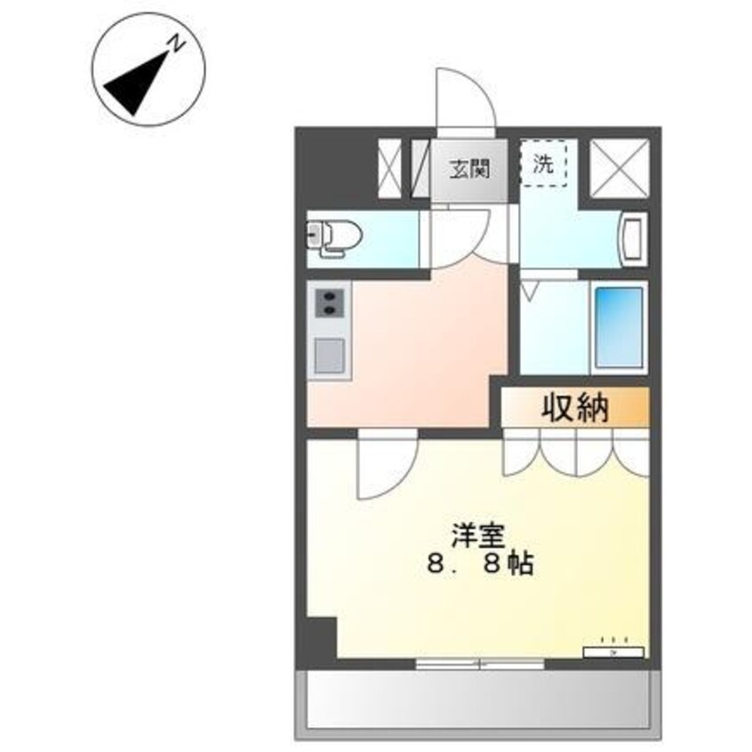 間取図 ラ・セゾン・クレール駅南