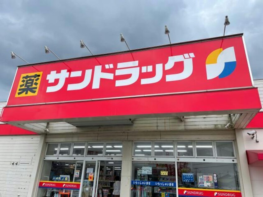 サンドラッグ東大道店(ドラッグストア)まで590m ラ・セゾン・クレール駅南