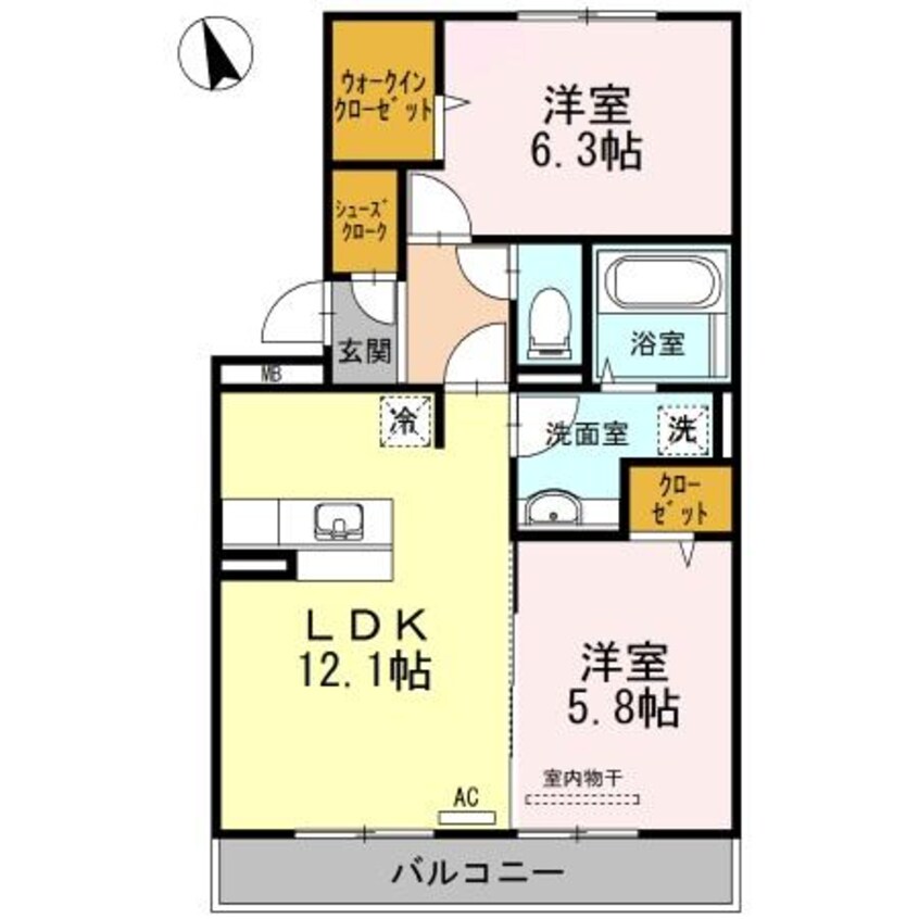 間取図 グランシャリオM