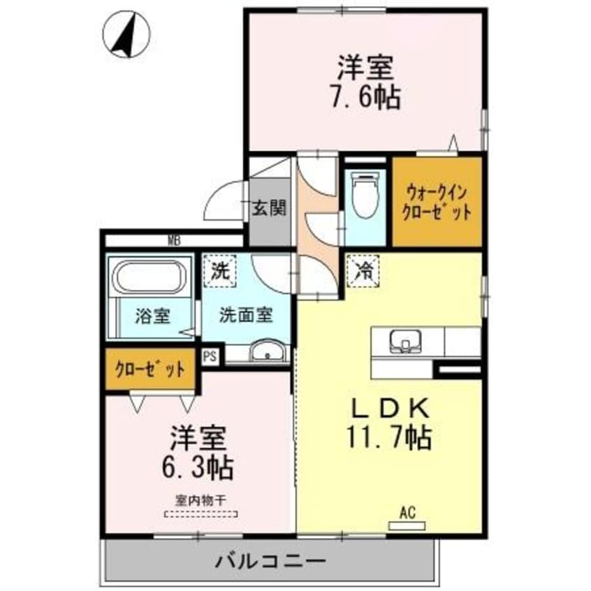 間取図 グランシャリオM