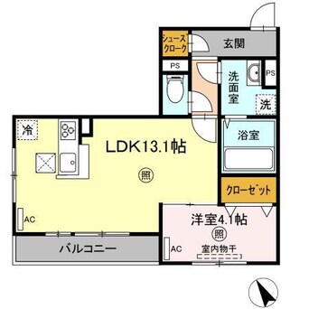 間取図 PREMILIFE新町