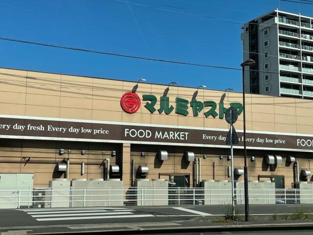 マルミヤストア金池南店(スーパー)まで565m リオン上野丘