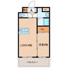 トレステーラ西大道 1LDKの間取り