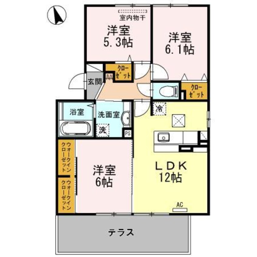 間取図 レガロ二目川