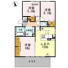レガロ二目川 3LDKの間取り