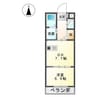 フェリーチェ　コート 1DKの間取り