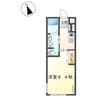 casa21 1Kの間取り