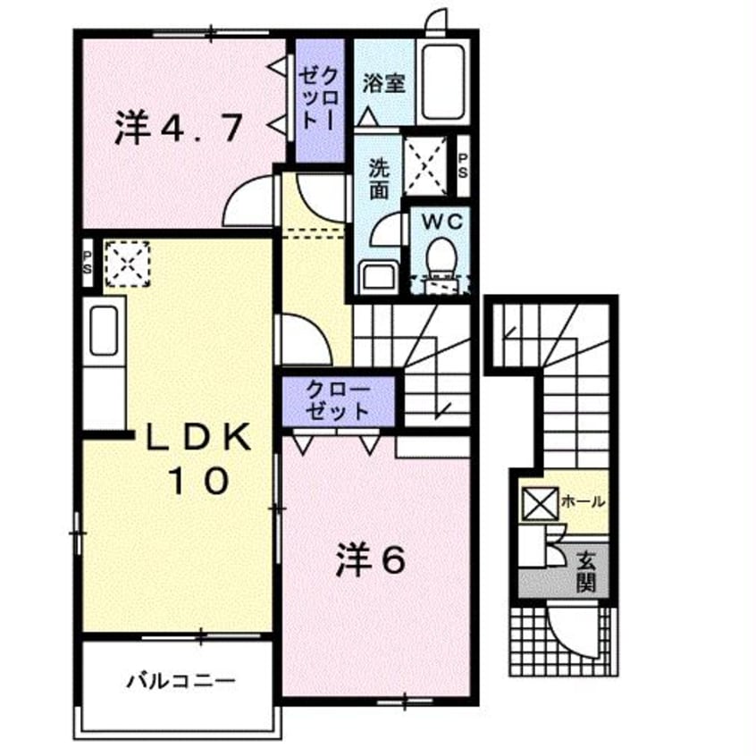 間取図 めぞん佐野A