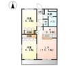 シリウスⅡ 2LDKの間取り