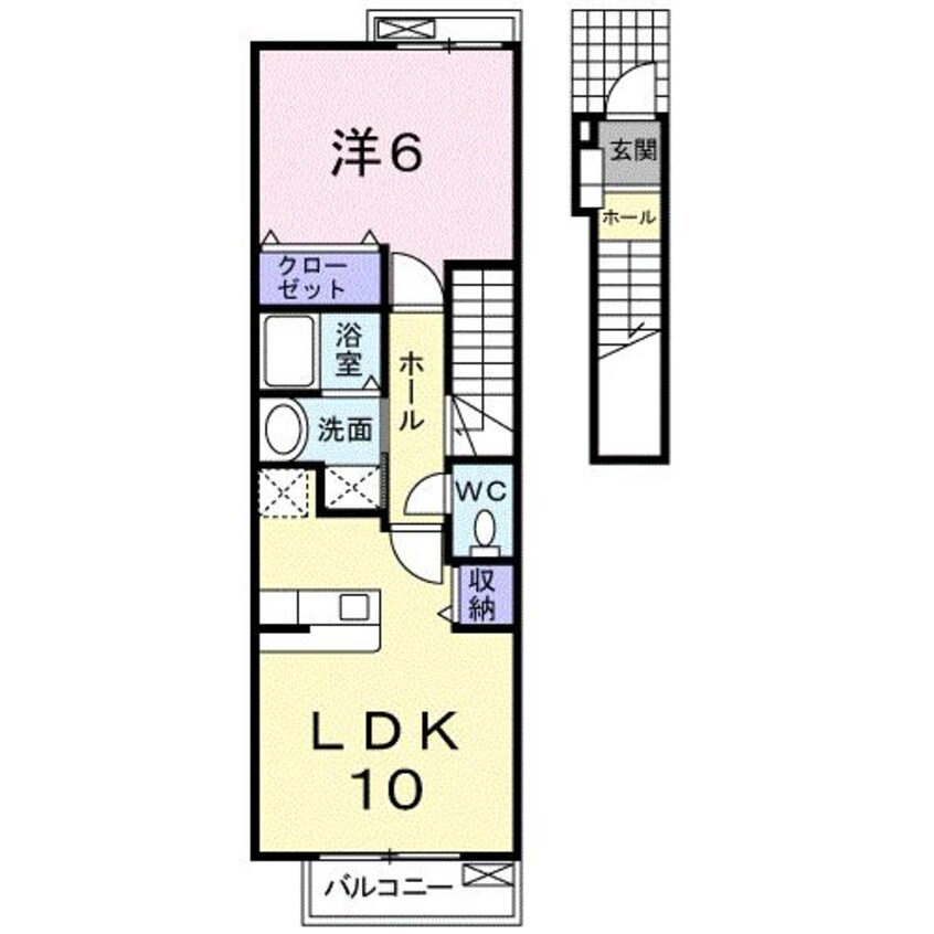 間取図 サン松山A