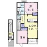 サンリット　Ⅰ 2LDKの間取り