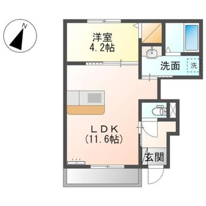 間取図 エクロール