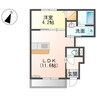 エクロール 1LDKの間取り