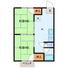 グリーンハウス 2Kの間取り