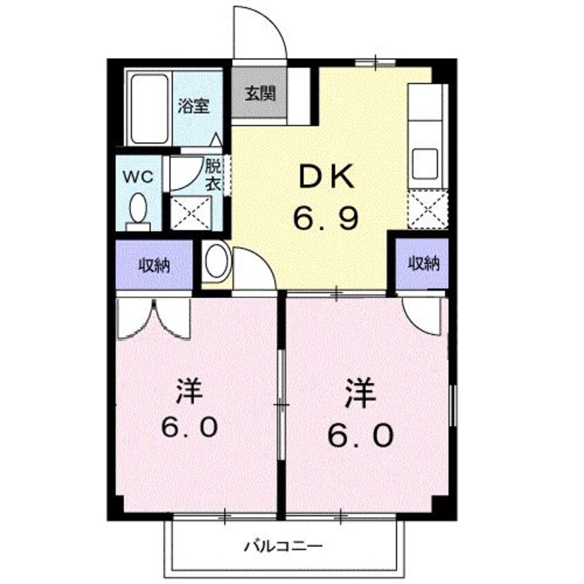 間取図 アクティブ・セキ