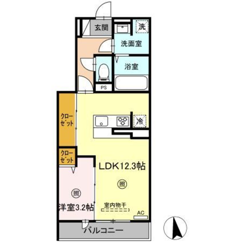 間取図 グランリュクス上野丘東