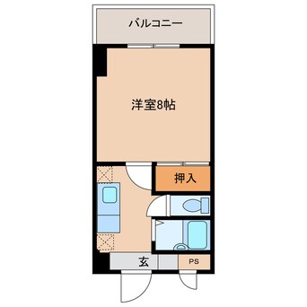 間取図 スカイコート大分