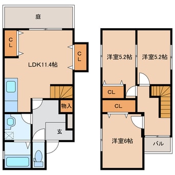 間取図 フェリーチェ迫