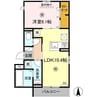 エクセレンス王子西 1LDKの間取り