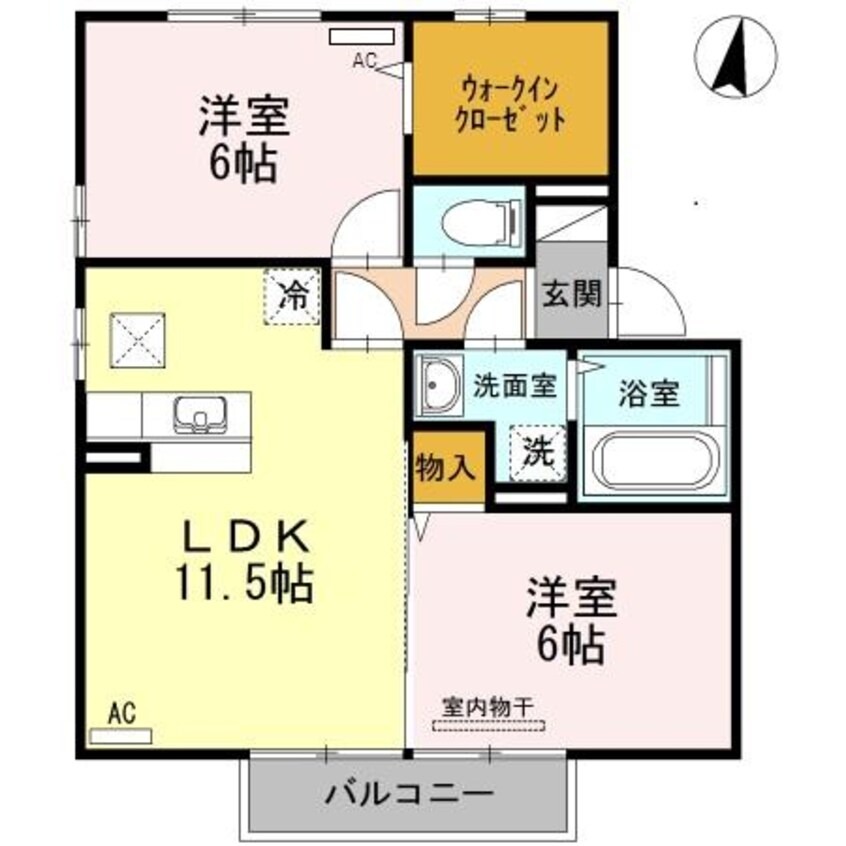 間取図 リザイアⅡ