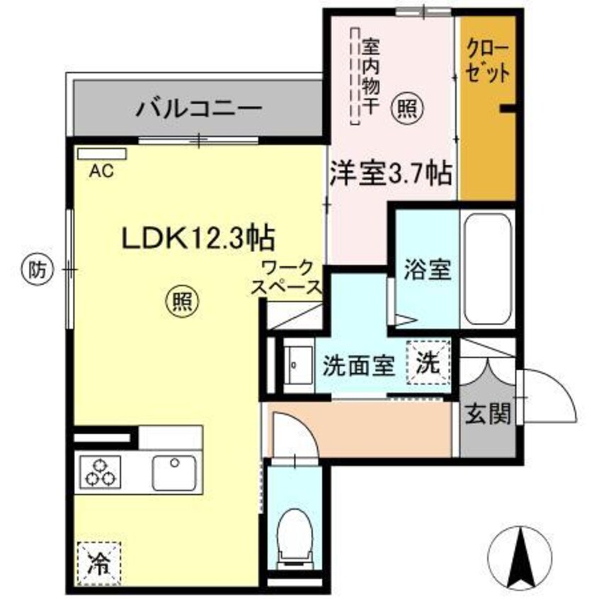 間取図 ヴィレッタ日吉町