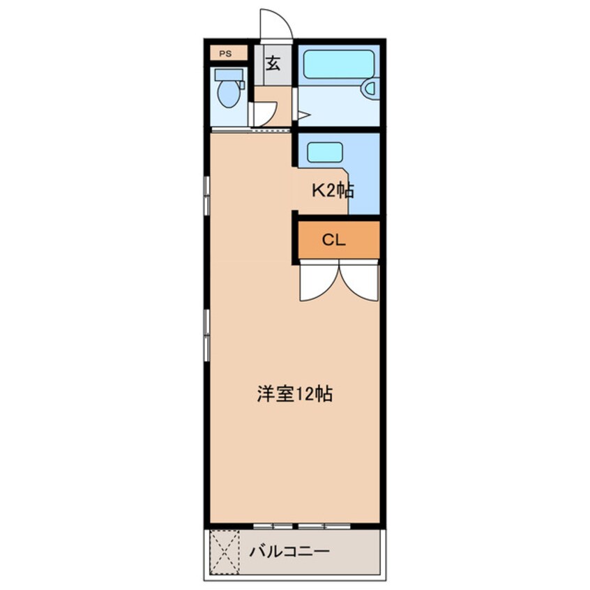 間取図 パルテール羽田2