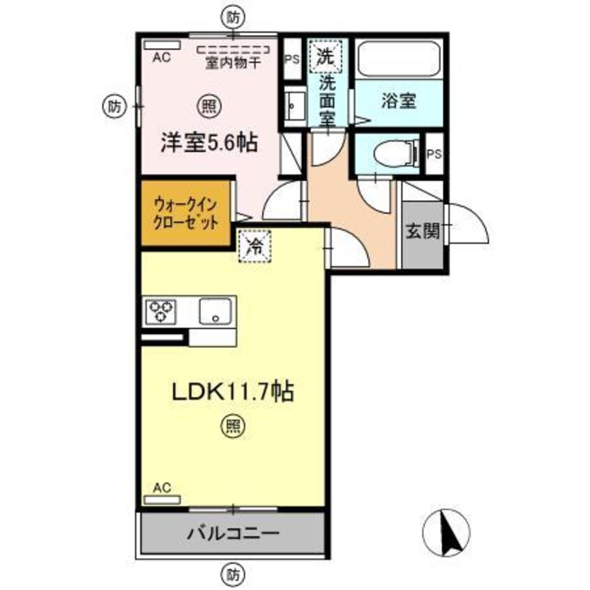 間取図 PREMILIFE汐見